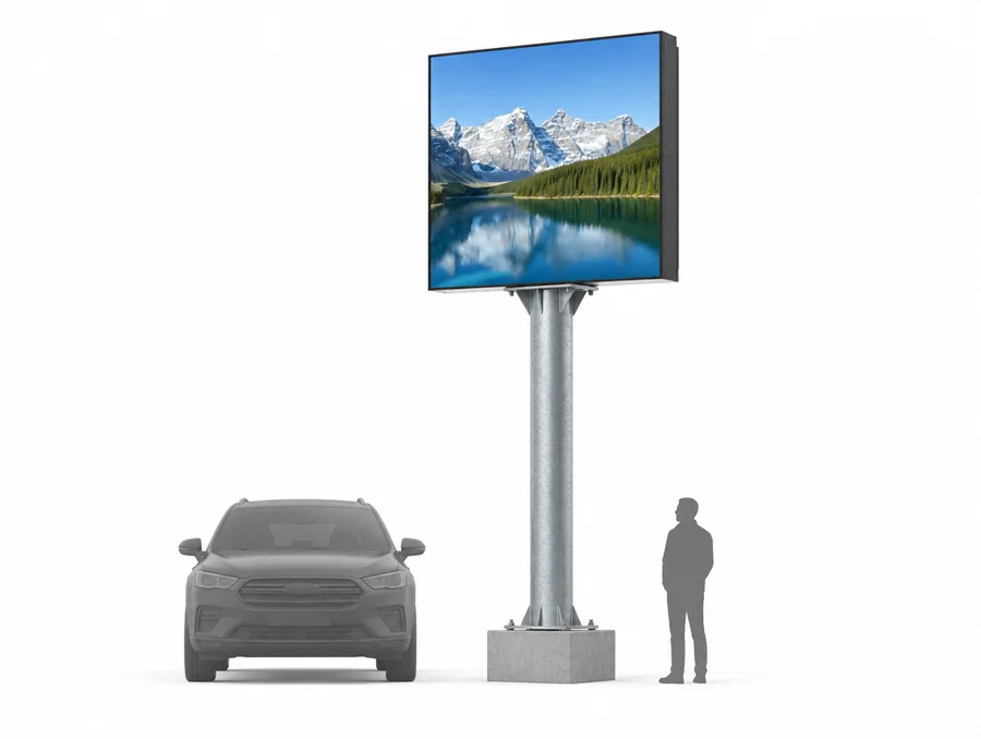 3 × 3 metre yol totem